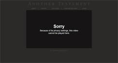 Desktop Screenshot of anothertestamentofchrist.com